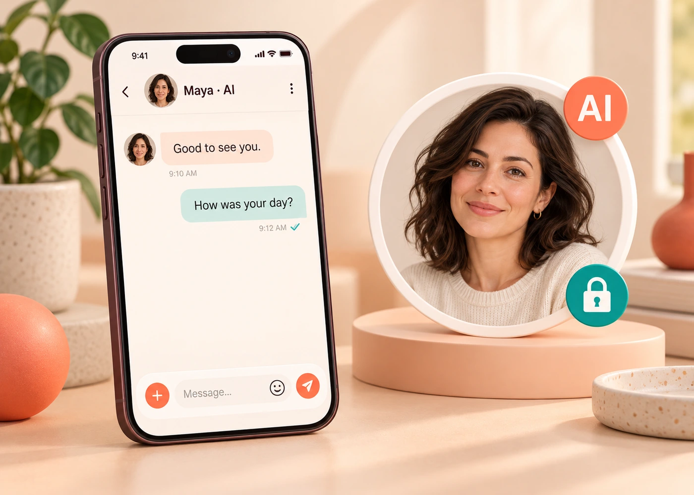 Free AI sex chat — a private conversation with a fictional AI character