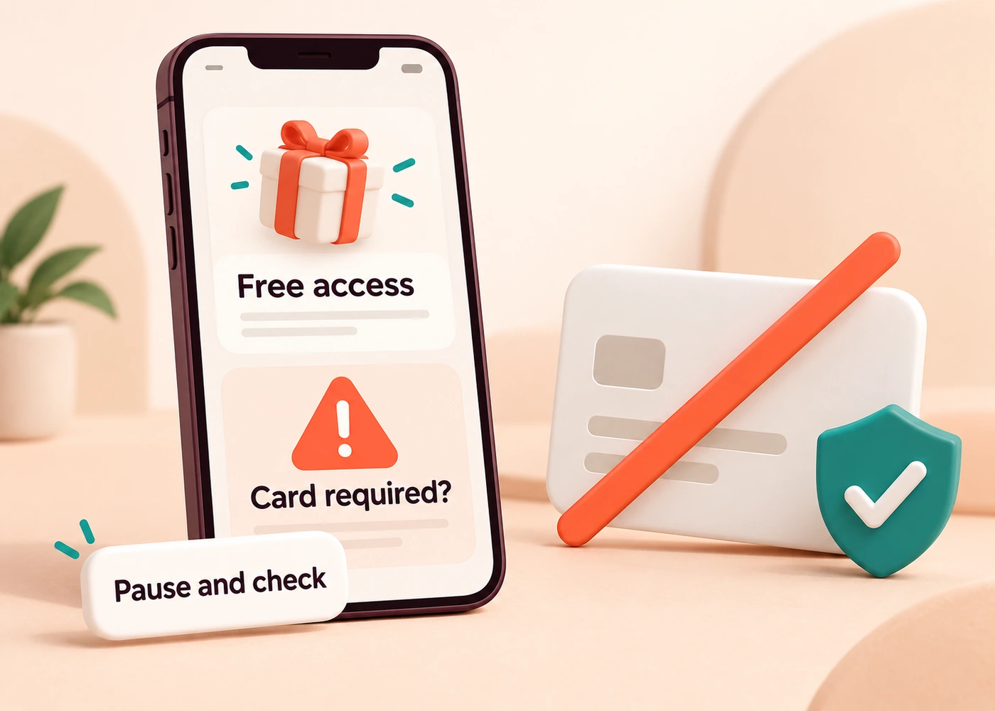 Is free sex chat safe — spotting a fake free offer on a phone